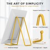 TR-LIFE 4 Pack 8 Inch Plate Stands/Holder for Display, Large,