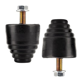 2 Pack Replacement Rubber Shocks for Transom Savers - Boat Outboard Motor Transom Saver Buffer Black