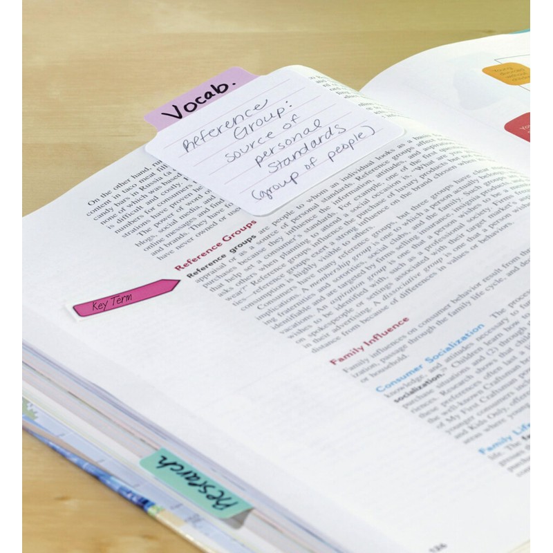 Post-It Flags, .5" X 1.7", 100 Flags with Dispenser, Red,