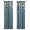 Lush Decor Flower Drops Window Curtain Single Panel, 95" L