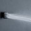 RANDOM Matte Black Shower Body Spray Jets,Brass Square Shower Body