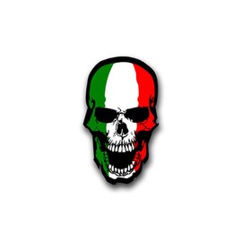 Aufkleber/Sticker Skull Italien Knochen Totenkopf Südeuropa Rom 7x4cm A1480