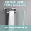 APLusee Brushed Nickel Swivel Towel Rack, 304 Stainless Steel Foldable