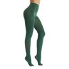 Frola Women's 80 Denier Soft Semi Opaque Solid Color Footed
