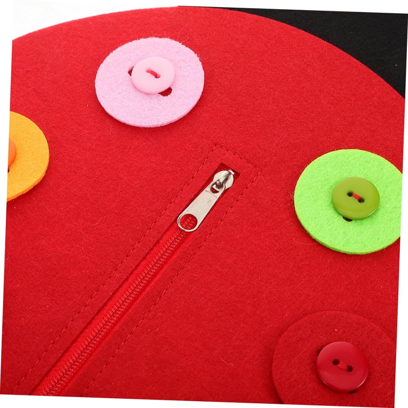 Sewroro Kids Zipper Practice Set of 2: Button Closure &