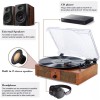 Digitnow! Vinyl Record 3 Speed Player Wireless Bluetooth Turntable with