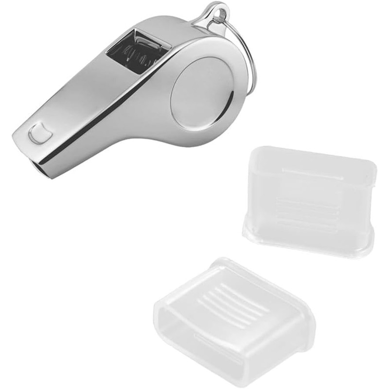 Hehglng 10 Pcs Transparent Whistle Cover, Whistle Mouth Grip Whistle