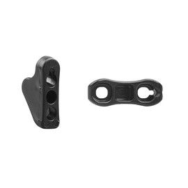 10 Pack Ultra Light Camping Fixed Buckle Guyline Tensioner Tent Guyline Rope Adjuster Suitable for Outdoor Camping Hiking Tent Waterproof Cloth Canopy Sunshade (Black)