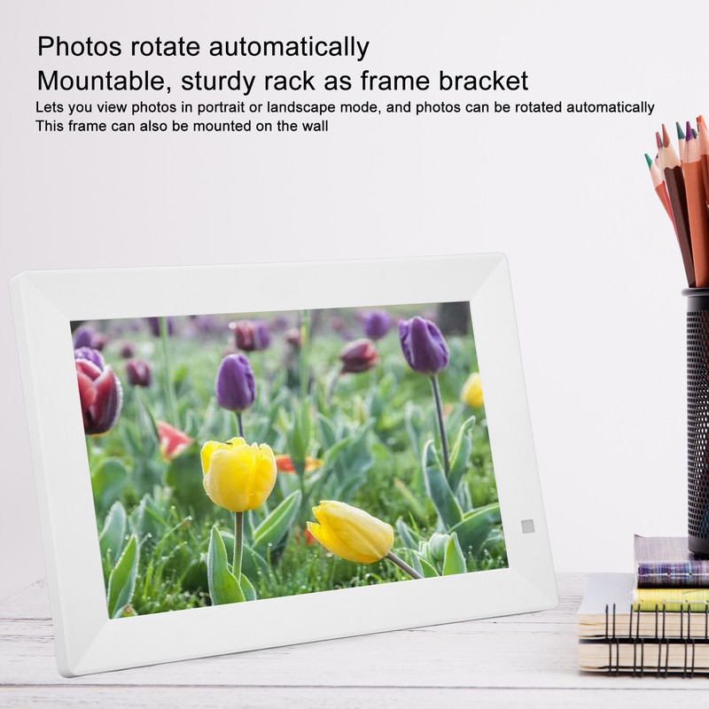 10 Inch Digital Photo Frame 1024x800 Human Body Induction MP3