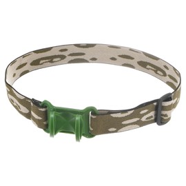 M METERXITY 1-Pack Flashlight Headband Holder, High Elastic Silicone Headlamp Stand Adjustable Bicycles Lights Mount Bands Side Headlight for Flashlight Camping Riding [Green,0.83"/21mm]