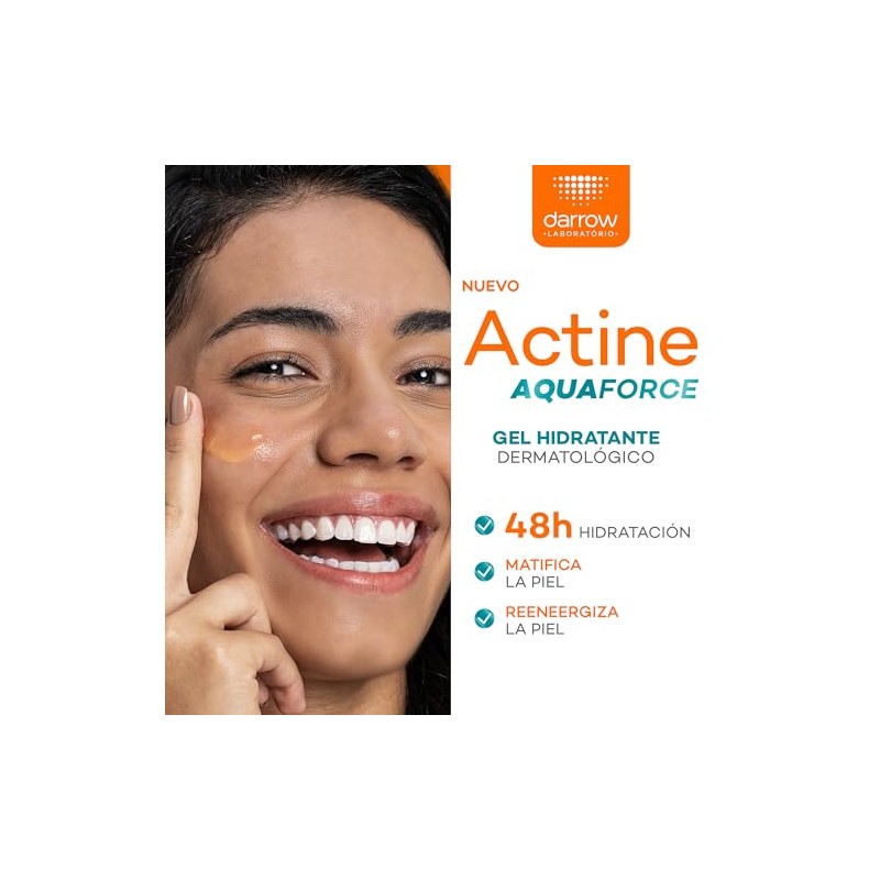 Darrow Actine Aquaforce Gel Crema Facial HIdratante Piel Grasa 48h