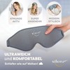 SILENZZZ Premium Sleep Mask, 3D Eye Mask for Men and