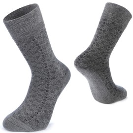 Girişim Mektebi Bamboo Socks For Men, Pack of 4 Mens Socks Size UK 7-11 and EU 40-45, Seamless Toes, Luxury Gifts, Breathable Odour Free and Supersoft (Modern Gray)