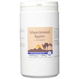 Pharma-Peter Black Cumin Egypt + E, 1000 Capsules