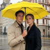 Lejorain Large Folding Umbrella Windproof - Auto Open Close Folding