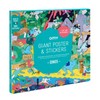 OMY - Stick-on Poster Dinos - Giant Poster + 100