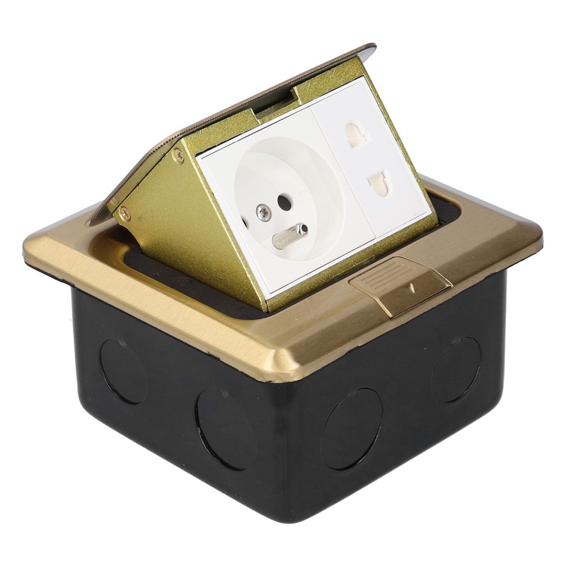 Floor Socket Embedded Power Outlet Charging Industrial Supplies FR Standard
