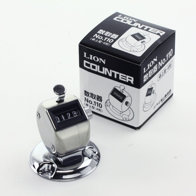 Lion Office Equipment Counter Counter Tabletop 4 Digit No.110