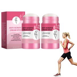 HASAIKA® Anti-Wundreib-Stick, Anti-Reibungs Creme Stick, Anti Reibungs Oberschenkel für Schultern, Achseln, Oberschenkel, Knöchel und andere Hautpartien (2 Stück)