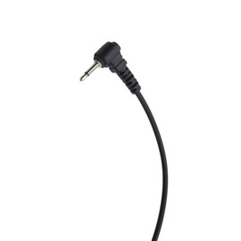 JUYODE 2.5mm 1-Pin Listen Only Earpiece for Theatro Single Wire Short G Shape Hook Walkie Talkie Headset for Harris Two Way Radio Speaker Mic Surveillance Police Accessories