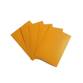 Arkero-G 60 Small Matt Card Sleeves Orange/Orange (Matte Card Sleeves) - for Slim Games like Yu-Gi-Oh! Japanese Size