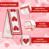 Valentine's Day Heart Table Runner 72 x 13 Inch Decorations,