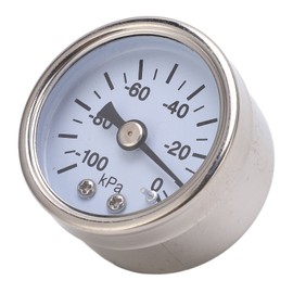 Vacuum Pressure Gauge 1/8in Stainless Steel Dial Liquid Filled Pneumatic Component