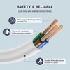 3 Prong Outlet Splitter Extension Cord,1-to-3 Indoor Outdoor Extension Cord