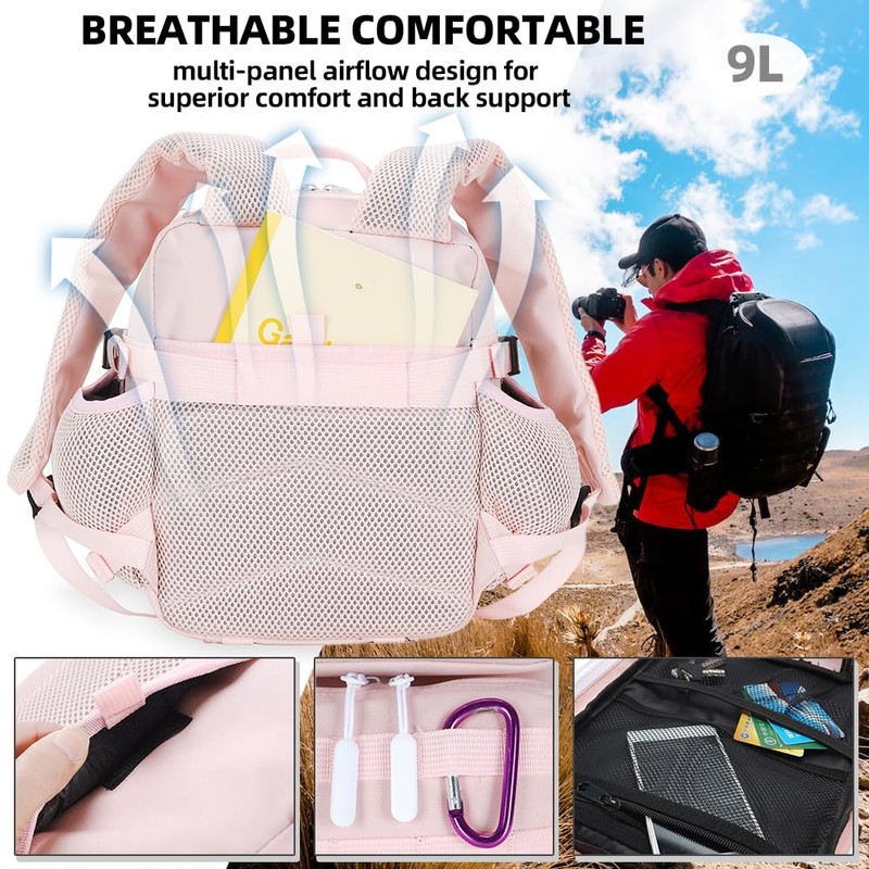 HongXingHai 9L Mini Tactical Backpack for Men and Women, Tactical