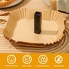 SHINYMOMO Air Fryer Liners Disposable Paper,100Pcs Airfryer Paper Liners,Non Stick