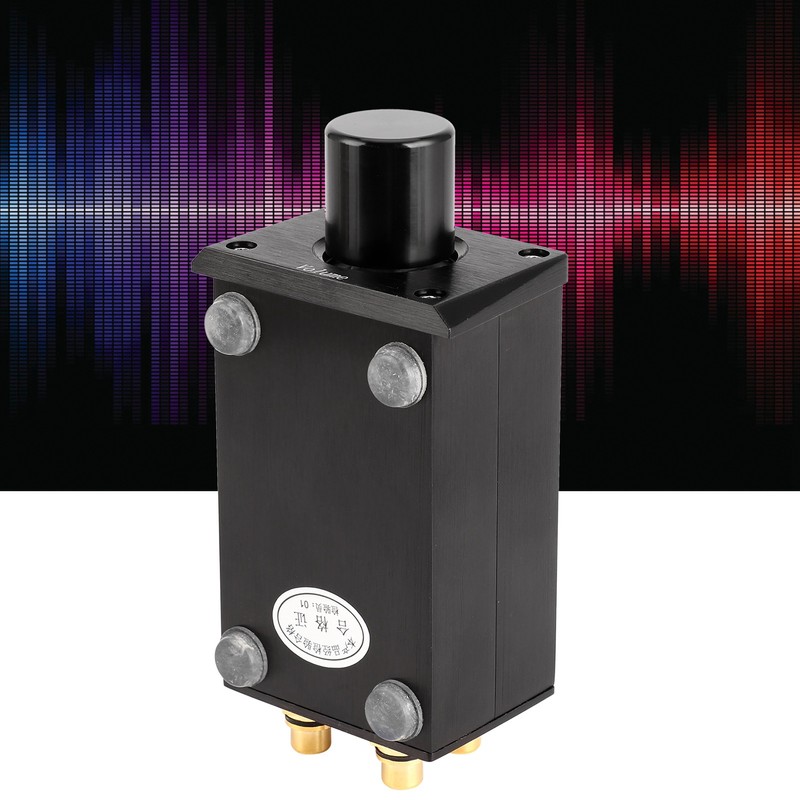 Volume Controller Black High Accuracy Passive Preamp Aluminum Alloy Amplifier