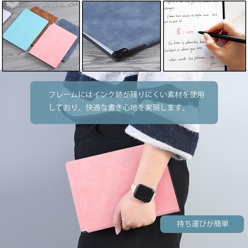 ZiSyouMa Dry Erase Board Notebook (Upgraded Version), Portable Meeting Board,