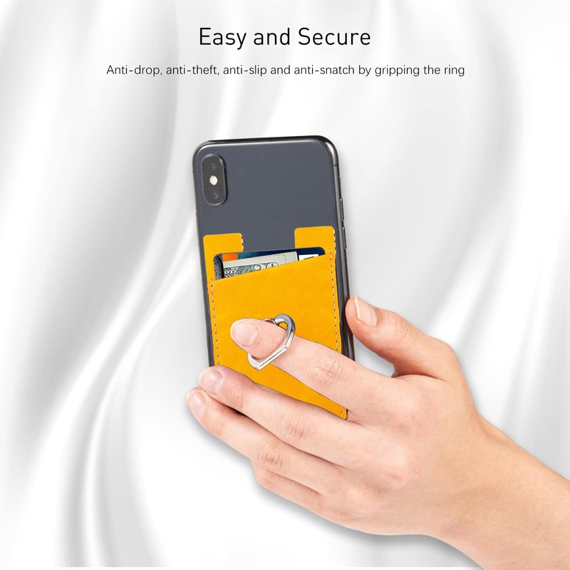 Phone Card Holder with Phone Ring, Ring Wallets Combine a