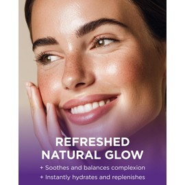 Andalou Naturals Blossom + Leaf Toning Refresher Equilibra los niveles de pH hidrata y alivia la piel seca irritada. Contiene aloe vera geranio y hoja de naranja, 6 fl oz