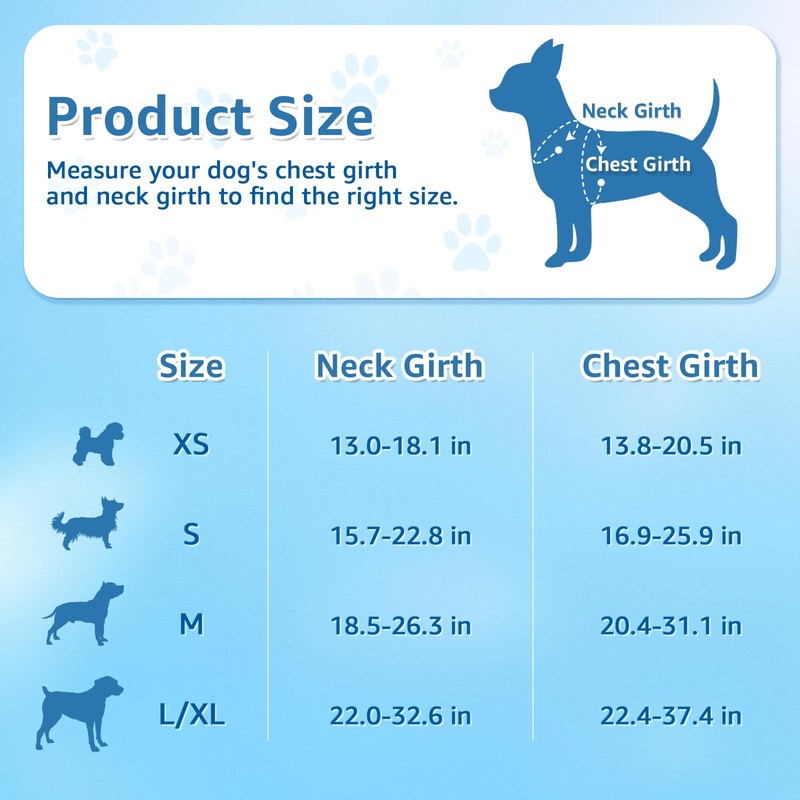 SlowTon No Pull Dog Harness - Lightweight Escape Proof Dog