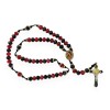 St Jude Our Lady of Guadalupe Virgin Red Black Crystals
