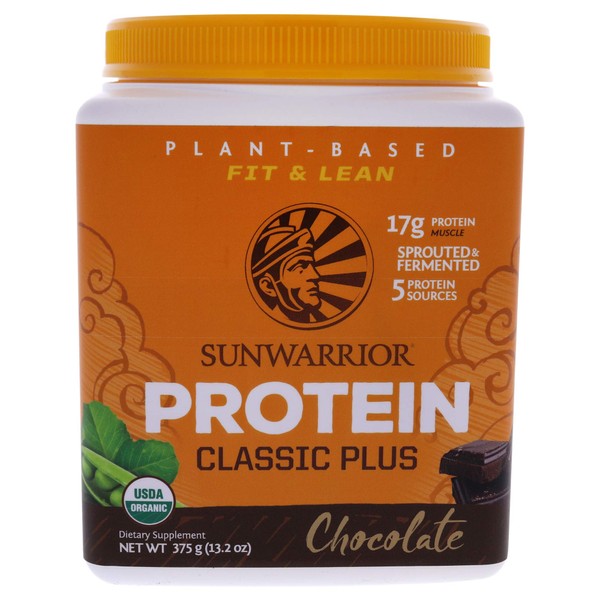 Sunwarrior Classic Plus Chocolate Protein Powder, 375 g 96918