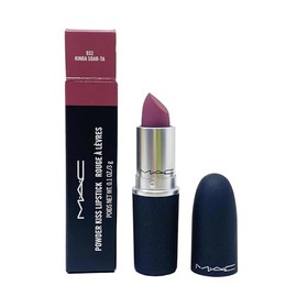 MAC Cosmetics Powder Kiss Lipstick - 932 Kinda Soar-Ta (Mid-tone cool mauve) .10 Oz / 3g