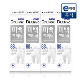 2080 [Photo Review 2,000P] 2080 Doctor Clinic Whitening 120g x 4 / 2080 [포토리뷰 2,000P] 2080닥터크리닉 미백120g x 4개