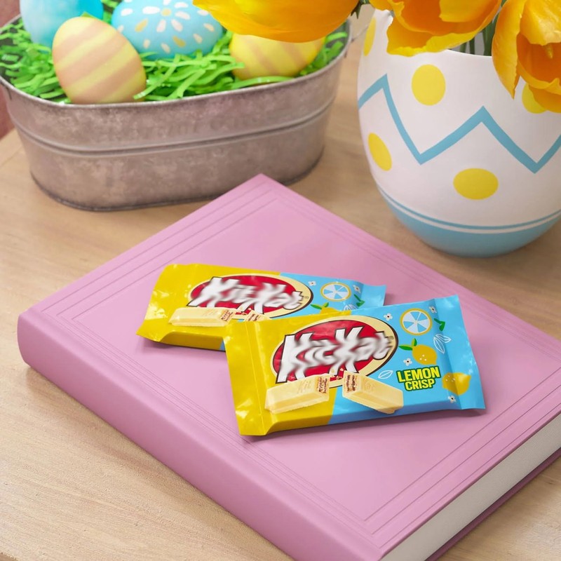 Lemon Crisp Kitt Kat Bars Candy, Bulk 24 Count, Limited