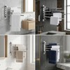 Swivel Towel Rack Wall Mounted, 1/2/3/4/6-Bar Options, 12.8" Long Arm