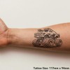 'Monster Truck' Temporary Tattoo - Water Resistant, Skin-Safe, Non-Toxic Transfer