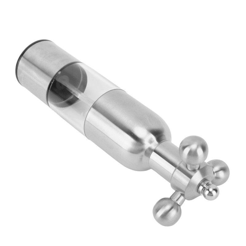Pepper Mill Professional Refillable Ceramic Rotor Coarseness Adjustable Manual Pepper