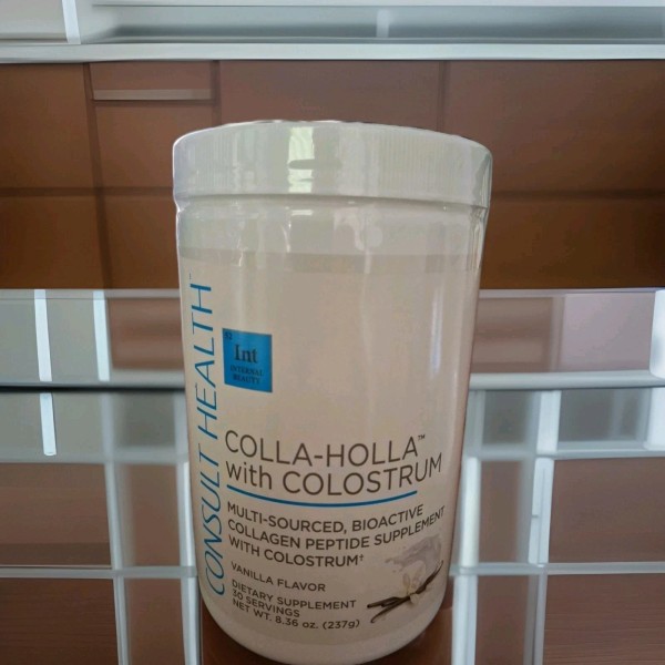 Consult Health Colostrum Bioactive Collagen Peptides Vanilla Sealed, 30 Servings
