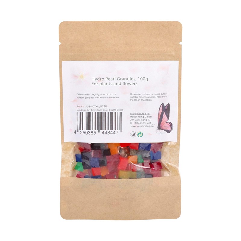 trendfinding 100 g Water Retaining Decorative Granules Square Beads Rectangular