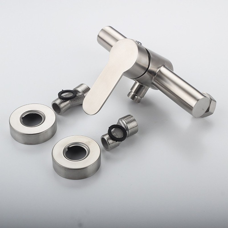 Shuiltad Stainless Steel Wall Mounted Shower Mixer Tap Manual Control