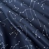 Wake In Cloud - Constellation Comforter Set, Navy Blue with