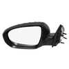 PM Auto Left Driver Side Mirror, Power Heated Paintable Manual
