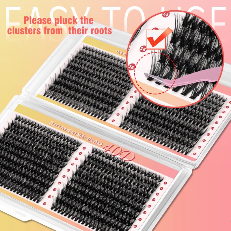 USA Ready to Ship Large Capacity 800pcs Lash Cluster Book