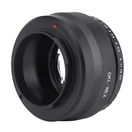 Topiky Camera Lens Adapter Ring, DKL-NEX Aluminium Alloy Manual Aperture Lens Adapter Ring Converter for DKL Mount Camera Lens for NEX Mount Camera